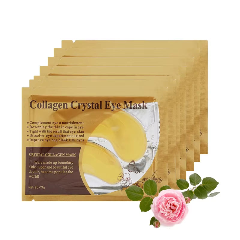 5/10/20/30 Pairs Gold Collagen Crystal Eye Mask Skincare Eye Patches Firming Moisturizing Nourishing Eye Skin Care Products
