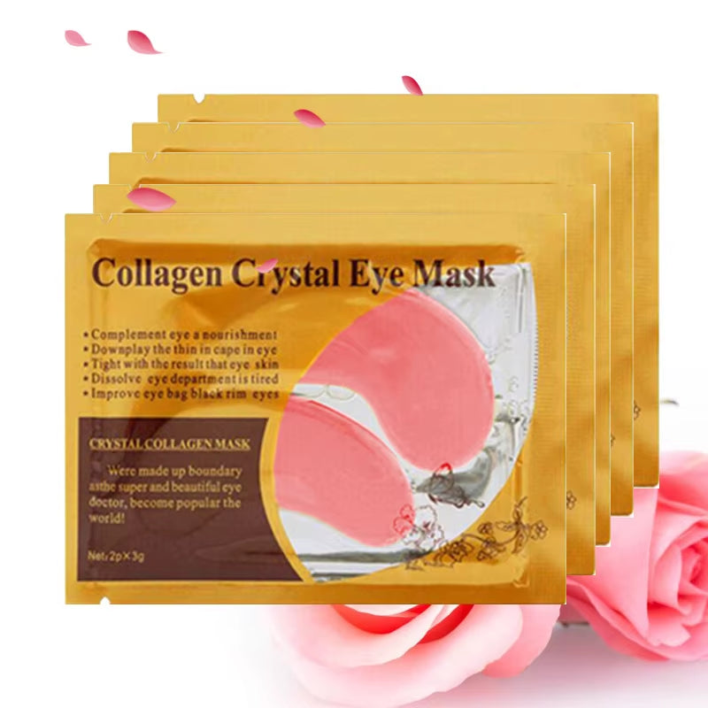 5/10/20/30 Pairs Gold Collagen Crystal Eye Mask Skincare Eye Patches Firming Moisturizing Nourishing Eye Skin Care Products